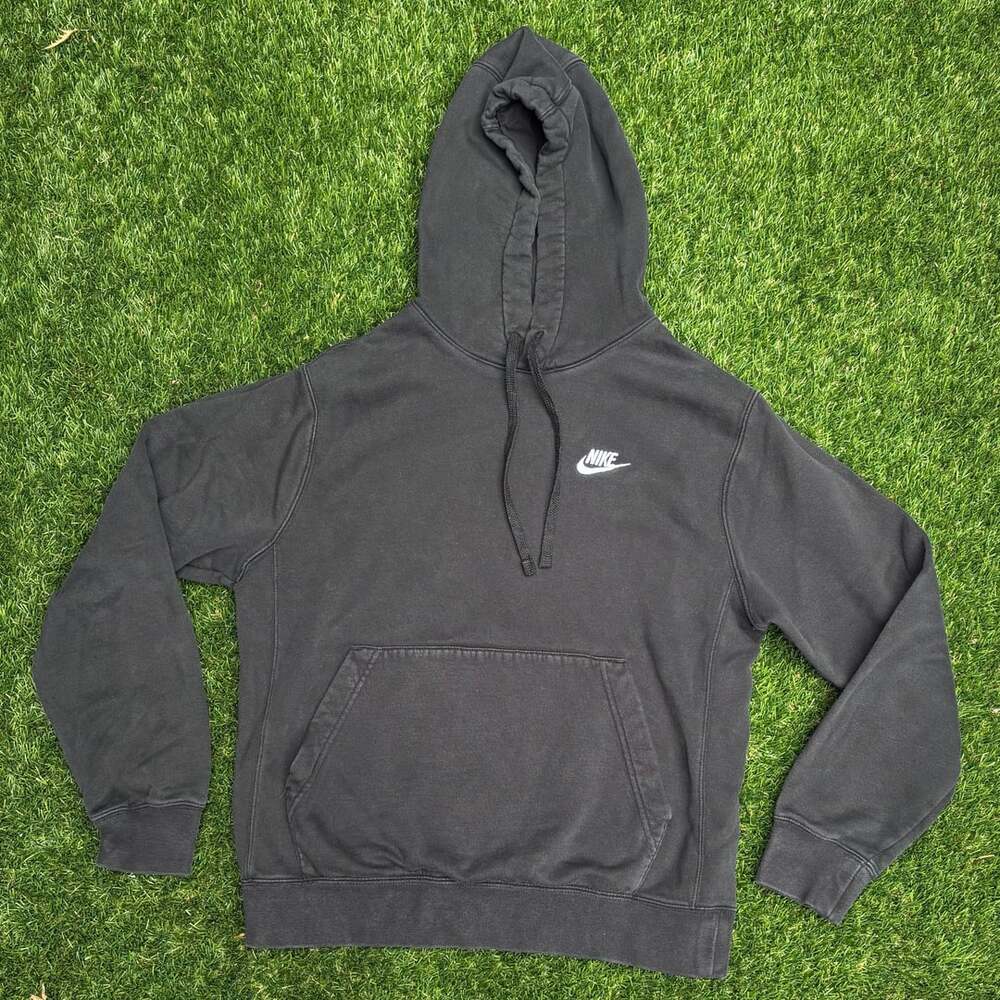 Nike Vintage Black Fade Pullover Hoodie Small